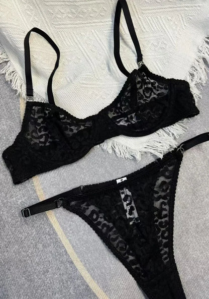 Brazilian See Through Underwear Set