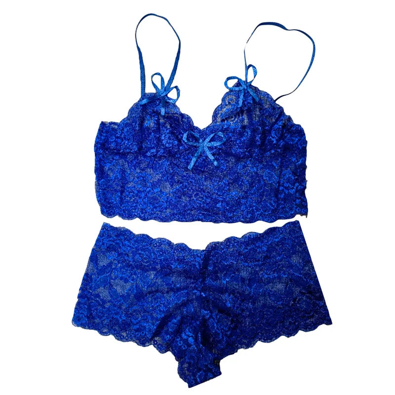 Lace Tank & Boy Shorts Set