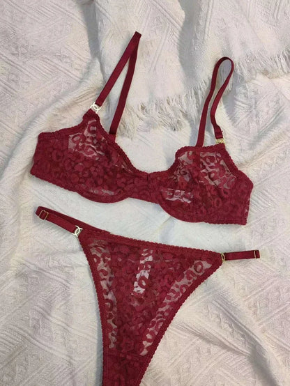 Brazilian See Through Underwear Set