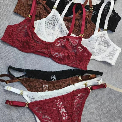 Brazilian See Through Underwear Set