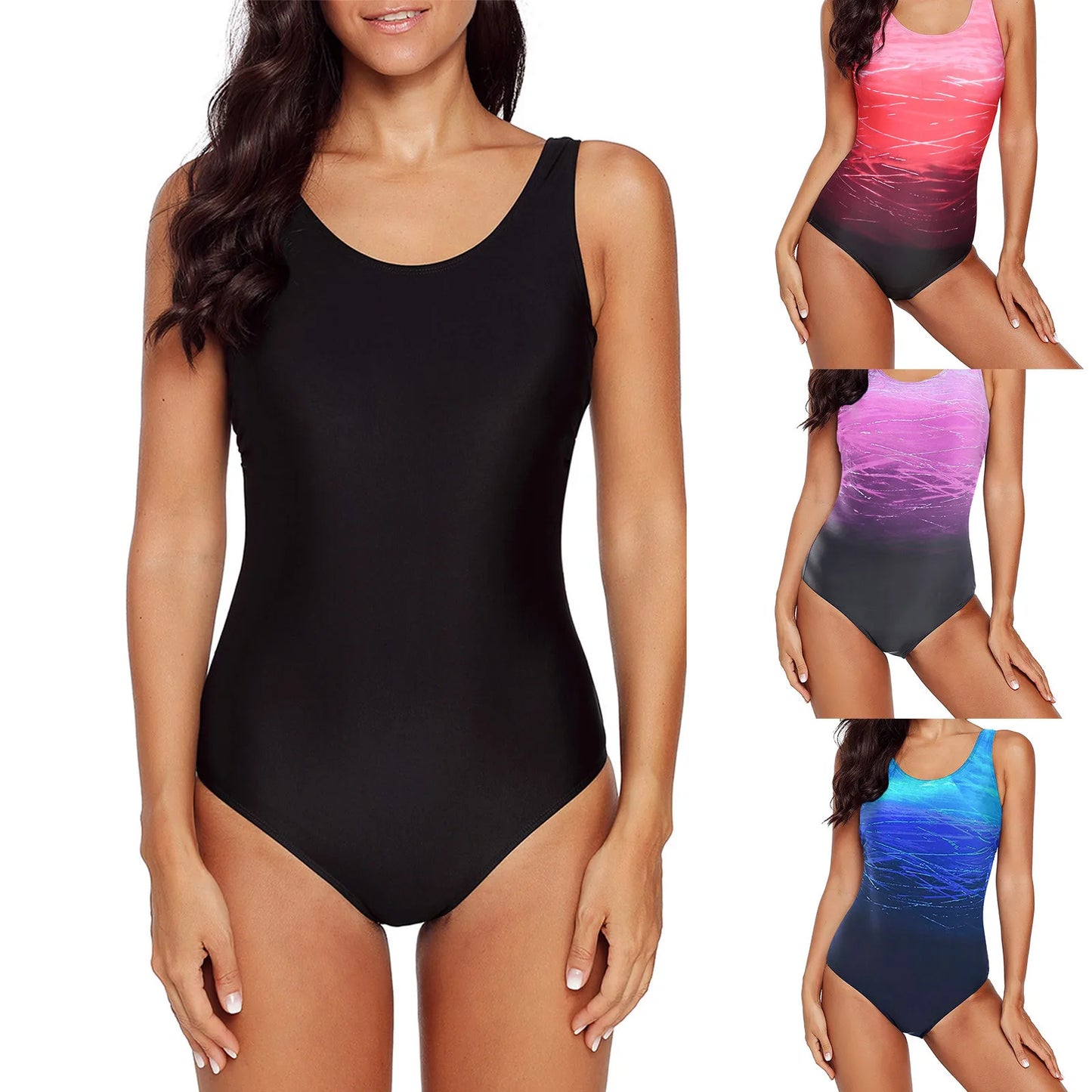 One piece padded swimsuit