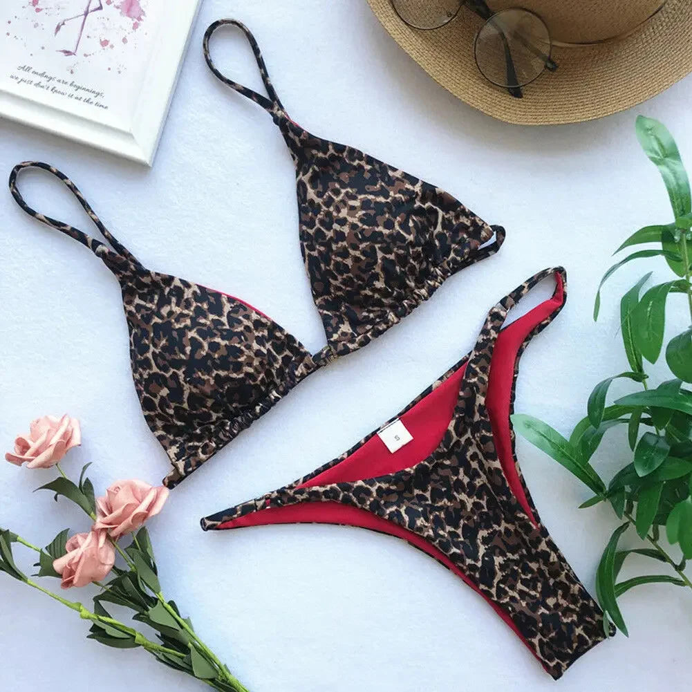 2 piece Brazilian thong bikini set