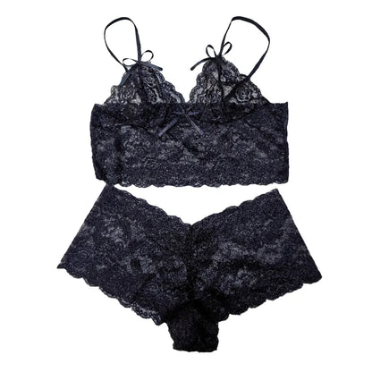 Lace Tank & Boy Shorts Set